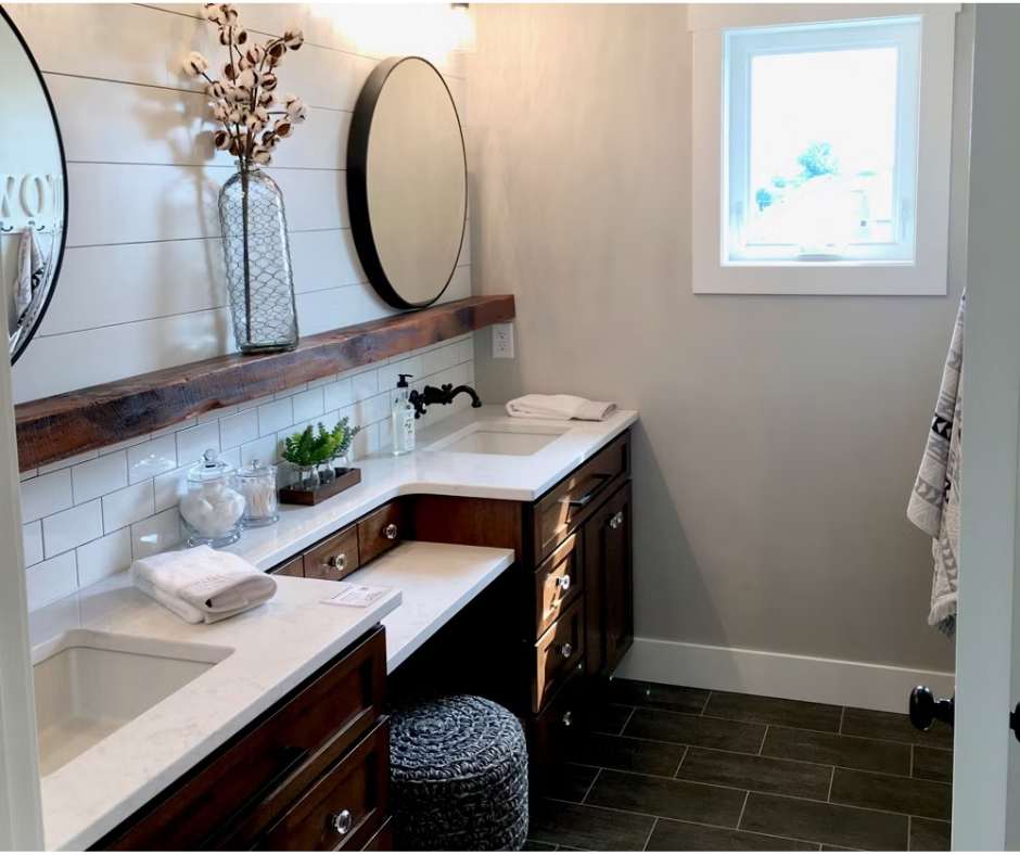 Engineered Quartz used in bathroom