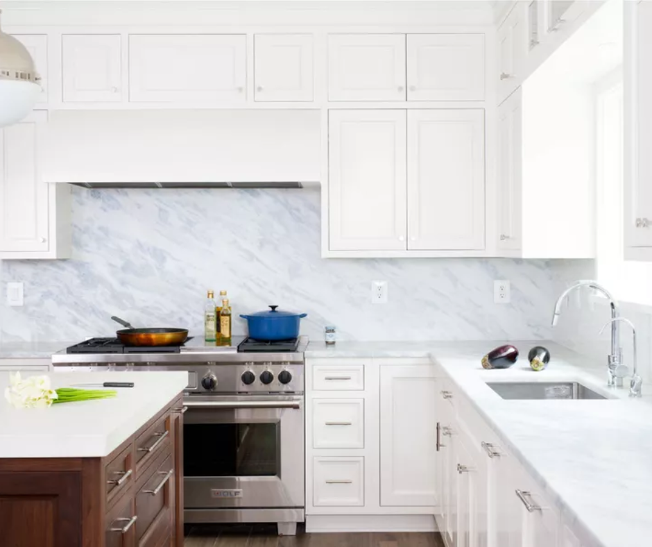 Marble used in kitchen