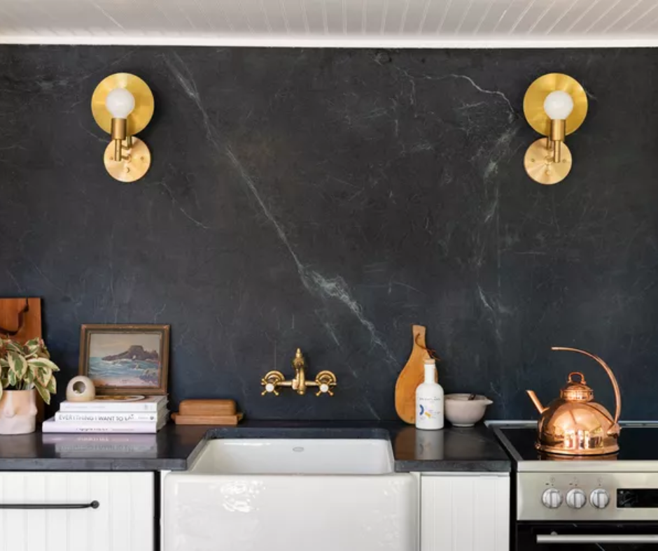 Soapstone used in the kitchen